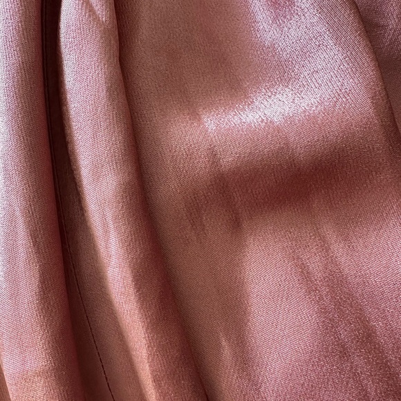 NWT-La Lune Asymmetrical Gathered Maxi Dress - Picture 3 of 4